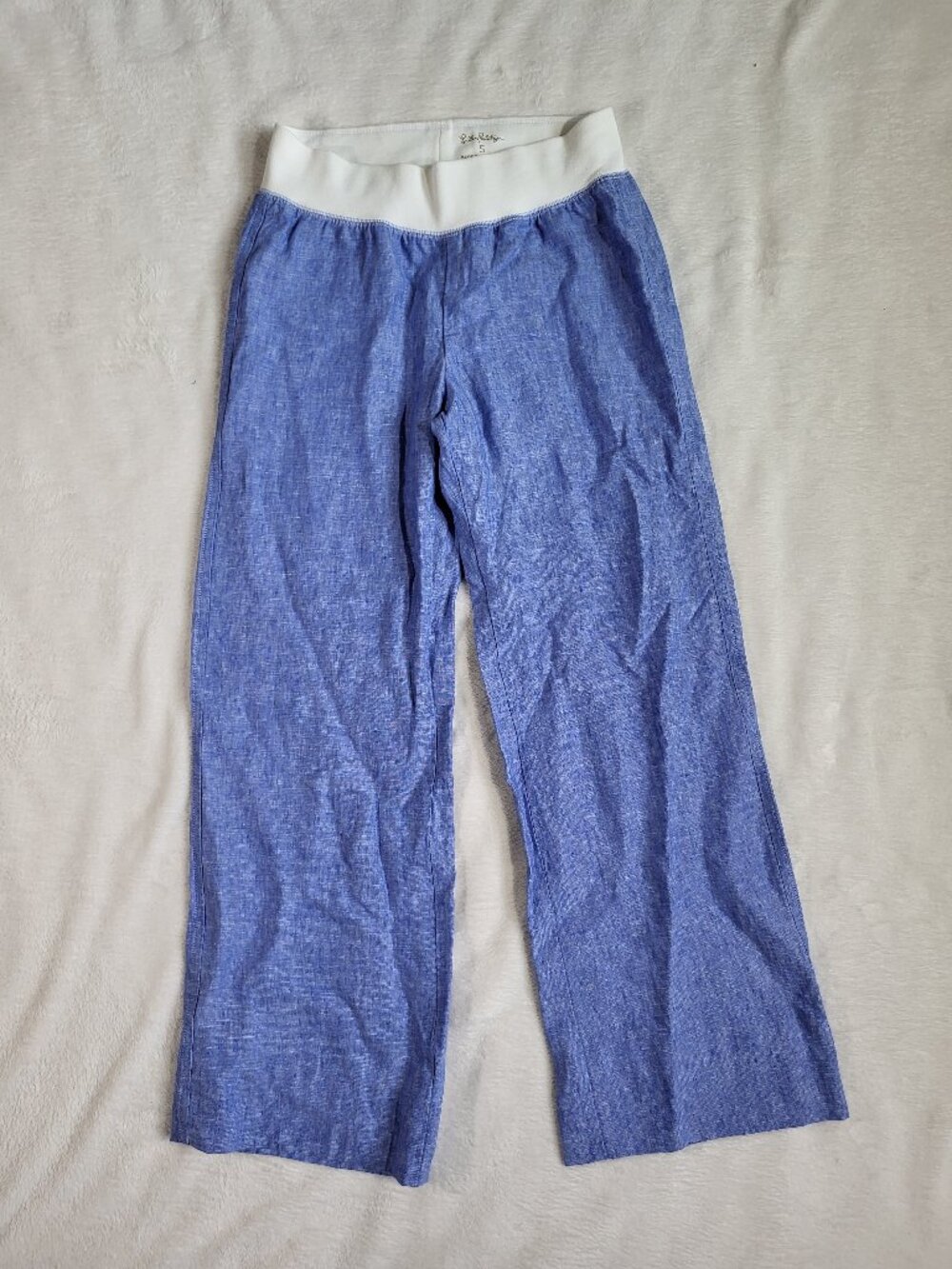 Lilly Pulitzer Linen Beach Palazzo Pants Size Small